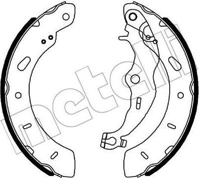 METELLI 53-0563 комплект тормозных колодок на FORD FOCUS III седан