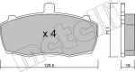 METELLI комплект тормозных колодок, дисковый тормоз на LDV 400 автобус (22-0692-0)