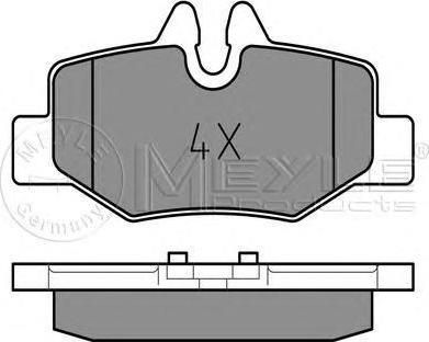 MEYLE Комплект тормозных колодок, диско (025 240 0817)