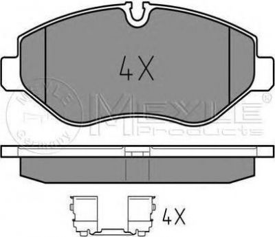 MEYLE Комплект тормозных колодок, диско (025 291 9220)