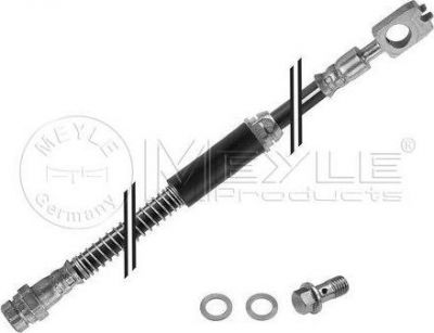 MEYLE Шланг тормозной передний L=R AUDI A3/VW Golf V/VI/Caddy III/Touran 03-/L=590mm MEYLE 100 611 0071/S (100 611 0071/S)