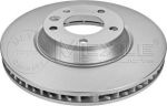Meyle 183 521 1104/PD тормозной диск на VW TOUAREG (7LA, 7L6, 7L7)