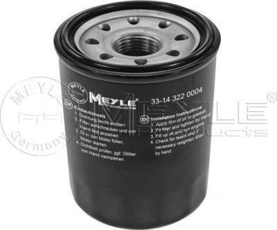 Meyle 33-14 322 0004 масляный фильтр на SUZUKI SX4 (EY, GY)