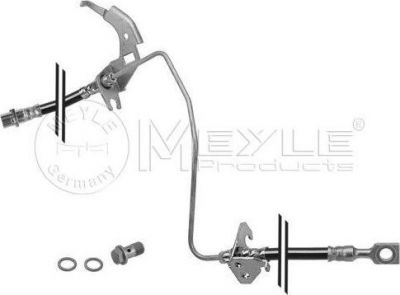 Meyle 614 525 0011 тормозной шланг на OPEL ASTRA H (L48)