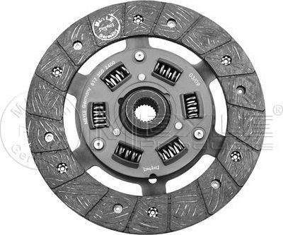 MEYLE Диск сцепления OPEL ASCONA/KADETT/ASTRA/VECTRA 1.5TD,1.6D,1.7D 200мм 6172213031 (617 200 2400)