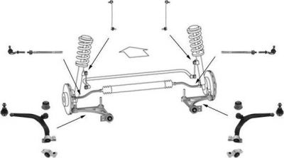 Meyle WG0147700 подвеска колеса на PEUGEOT 406 (8B)