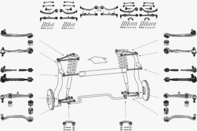 Meyle WG0339501b подвеска колеса на AUDI A6 Avant (4B5, C5)