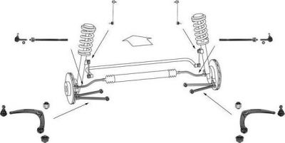 Meyle WG0477100 подвеска колеса на PEUGEOT 307 (3A/C)