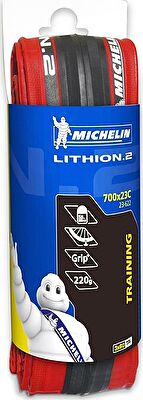 Покрышка MICHELIN 23-622 (700X23C) LITHION2 TS RED V2