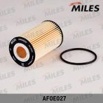 MILES AFOE027 Фильтр масляный (вставка) (OPEL Astra G,H,J >98, Corsa C,D >00, Insignia >08/CHEVROLET Aveo >08, Cruze >09, Orlando >10) AFOE027