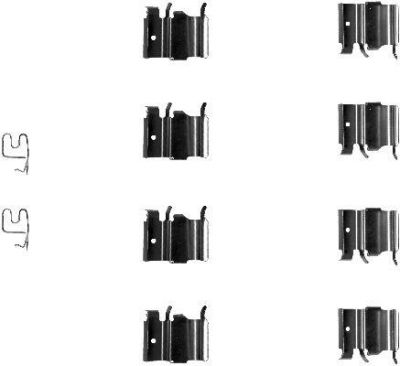 MINTEX MBA1244 комплектующие, колодки дискового тормоза на SUZUKI GRAND VITARA II (JT)