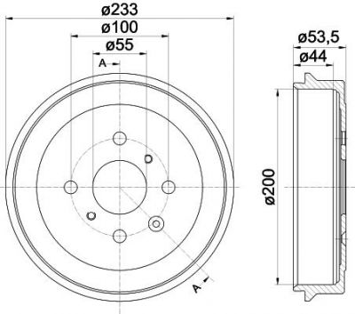 MINTEX MBD303 тормозной барабан на TOYOTA AYGO (PAB4_, KGB4_)