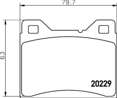 MINTEX MDB1026 комплект тормозных колодок, дисковый тормоз на VOLVO 240 Kombi (P245)