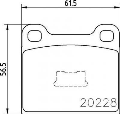MINTEX MDB1081 комплект тормозных колодок, дисковый тормоз на AUDI 80 (81, 85, B2)