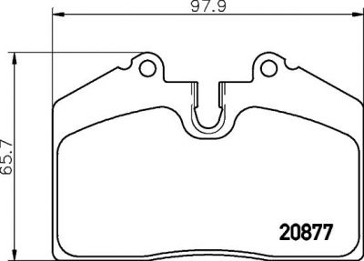 MINTEX MDB1456 комплект тормозных колодок, дисковый тормоз на PORSCHE 911 кабрио (993)