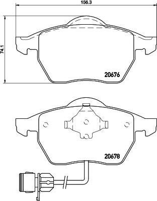 MINTEX MDB1531 комплект тормозных колодок, дисковый тормоз на AUDI 100 (4A, C4)