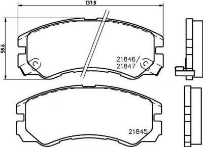 MINTEX MDB1685 комплект тормозных колодок, дисковый тормоз на OPEL FRONTERA B (6B_)