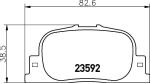 MINTEX MDB2084 комплект тормозных колодок, дисковый тормоз на BYD F3