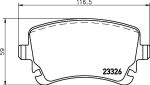 MINTEX MDB2673 комплект тормозных колодок, дисковый тормоз на VW MULTIVAN V (7HM, 7HN, 7HF, 7EF, 7EM, 7EN)