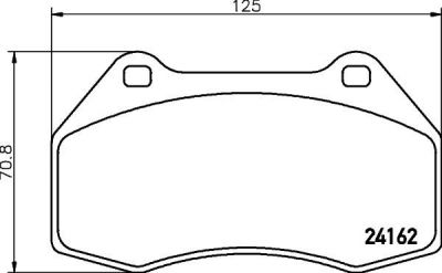 MINTEX MDB2725 комплект тормозных колодок, дисковый тормоз на RENAULT MEGANE II (BM0/1_, CM0/1_)