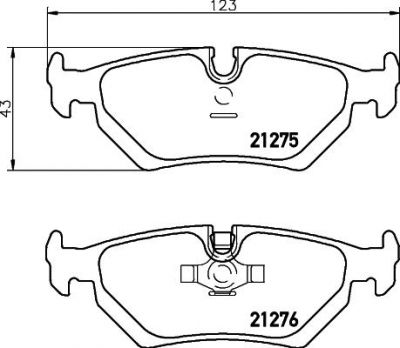 MINTEX MDB2783 Комплект тормозных колодок, диско