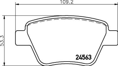 MINTEX MDB2972 комплект тормозных колодок, дисковый тормоз на SKODA OCTAVIA (1Z3)