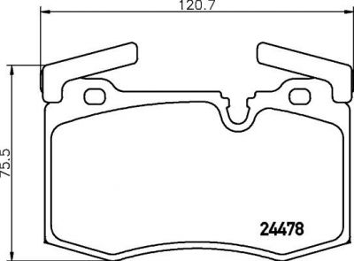 MINTEX MDB2982 комплект тормозных колодок, дисковый тормоз на MINI MINI Roadster (R59)