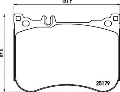 MINTEX MDB3420 комплект тормозных колодок, дисковый тормоз на MERCEDES-BENZ S-CLASS кабрио (A217)