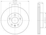 MINTEX MDC1017 тормозной диск на FORD GALAXY (WGR)