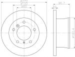 MINTEX MDC1075 тормозной диск на VW LT 28-46 II c бортовой платформой/ходовая часть (2DC, 2DF, 2