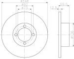 MINTEX MDC18 тормозной диск на OPEL MANTA B (58_, 59_)