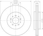 MINTEX MDC1940 тормозной диск на VOLVO V70 II (SW)