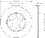 MINTEX MDC2096 тормозной диск на MAZDA 6 (GH)