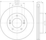 MINTEX MDC2211 тормозной диск на SSANGYONG KYRON