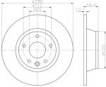 MINTEX MDC2292 тормозной диск на AUDI TT (8J3)