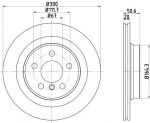 MINTEX MDC2679 тормозной диск на X1 (F48)