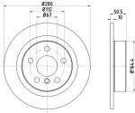 MINTEX MDC2682 тормозной диск на MINI MINI CLUBMAN (F54)