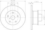 MINTEX MDC326 тормозной диск на VW TRANSPORTER III c бортовой платформой/ходовая часть