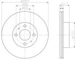 MINTEX MDC406 тормозной диск на FIAT CROMA (154)
