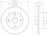 MINTEX MDC733 тормозной диск на VOLVO 480 E