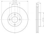 MINTEX MDC843 тормозной диск на FORD MONDEO I (GBP)