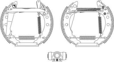 MINTEX MSP049 комплект тормозных колодок на VW LUPO (6X1, 6E1)