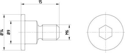 MINTEX TPM0001 болт, диск тормозного механизма на MERCEDES-BENZ S-CLASS (W222, V222, X222)