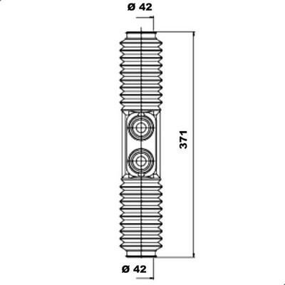 MOOG K150042 комплект пылника, рулевое управление на LADA 112