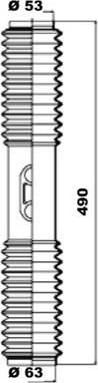 MOOG K150078 комплект пылника, рулевое управление на OPEL VECTRA A (86_, 87_)