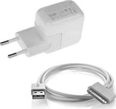 Зарядное устройство для Apple (90/240V, 1000mAh, белый)
