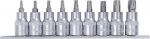 набор головок вставка TORX Т20-Т60 (1/2, 9пр, планка) АвтоDело 39835