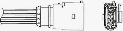 NGK 0049 Лямбда-зонд после кат. (задний)(для 4-6цил.)(OZA510-AU6) (06E906265N)
