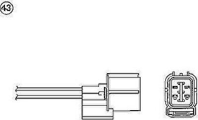 NGK 0266 лямбда-зонд на HONDA ACCORD VI (CG, CK)