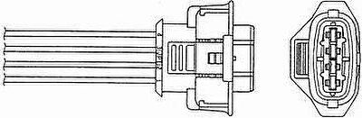 NGK 0418 лямбда-зонд на SAAB 9-3 (YS3F)